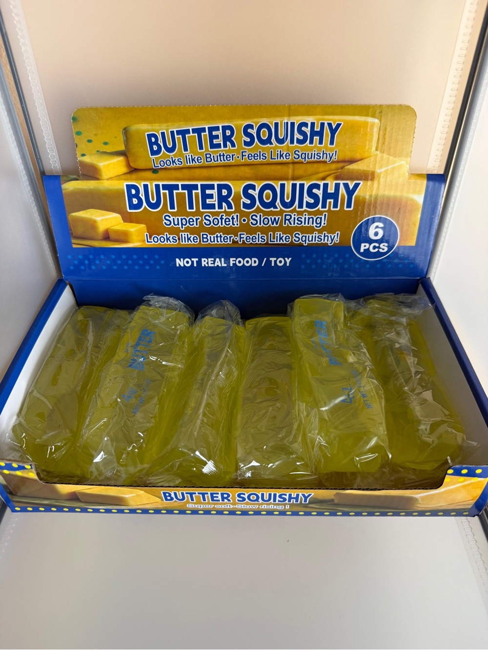 Butter Vaseline Yellow Squishy Toy 4oz